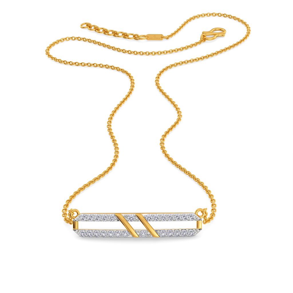 Track Suit Up Diamond Necklaces