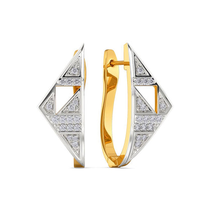 Work Matched Diamond Earrings