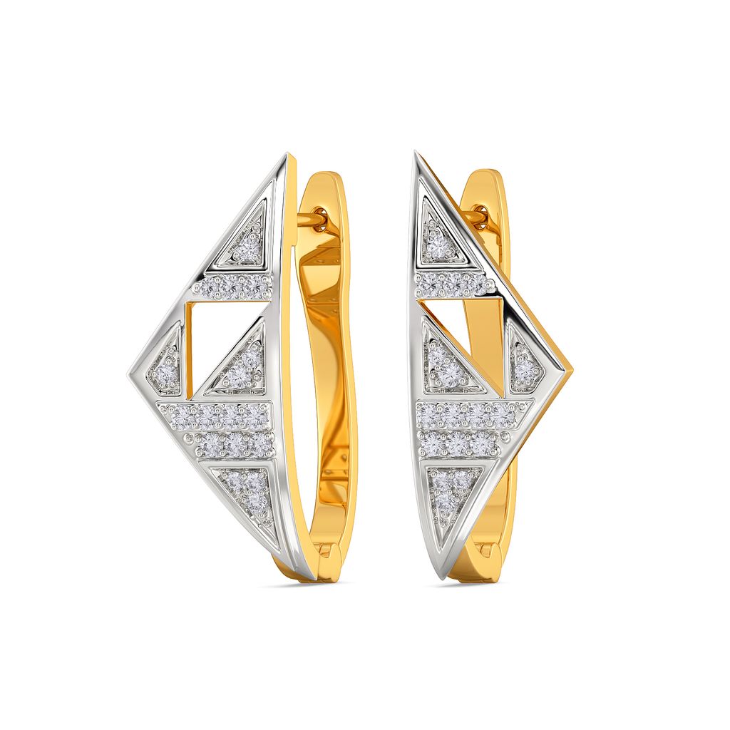 Work Matched Diamond Earrings