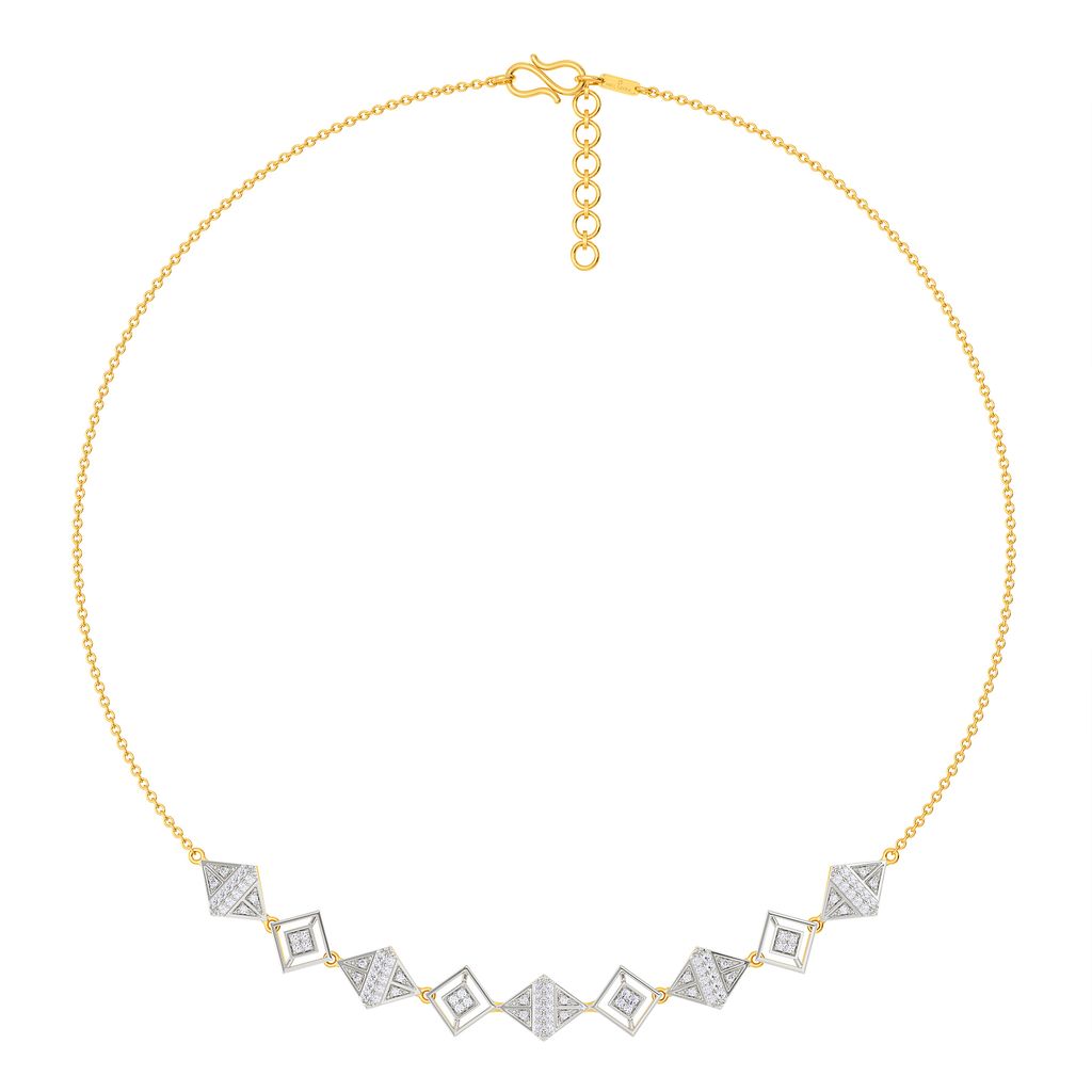 Work Matched Diamond Necklaces