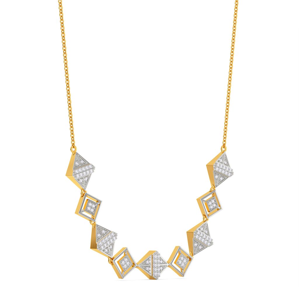 Work Matched Diamond Necklaces