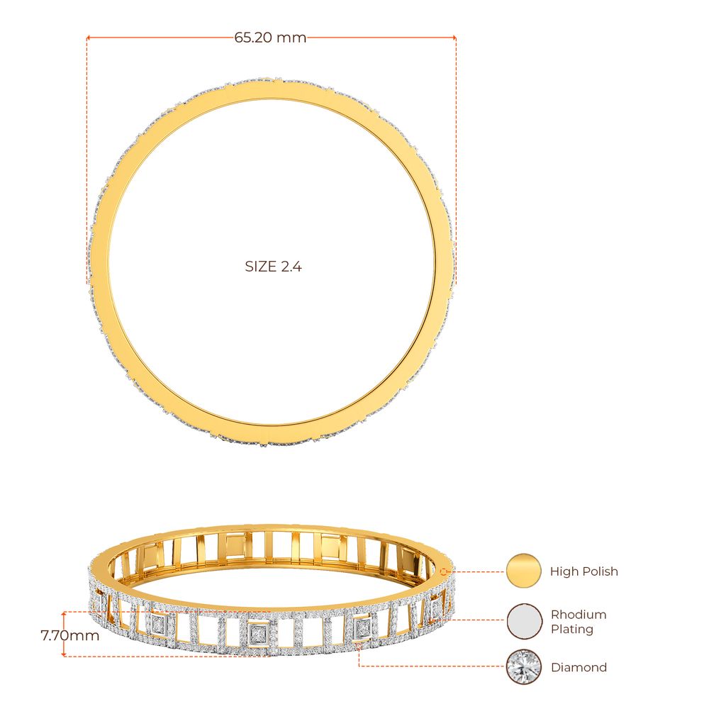 Baggy Aesthete Diamond Bangles