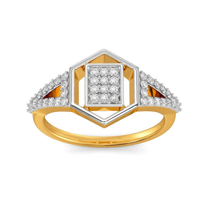 Sharp Gussets Diamond Rings