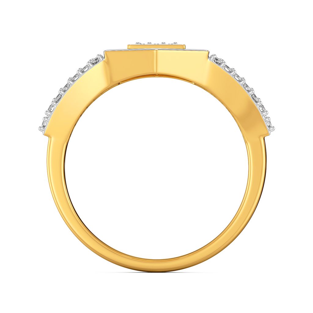 Sharp Gussets Diamond Rings