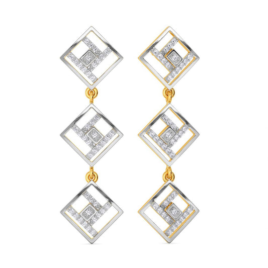 Space O' Case Diamond Earrings
