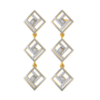 Space O' Case Diamond Earrings