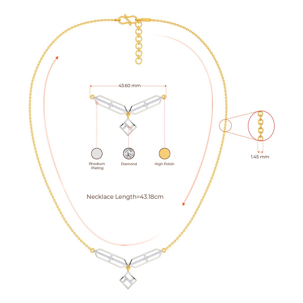 Space O' Case Diamond Necklaces