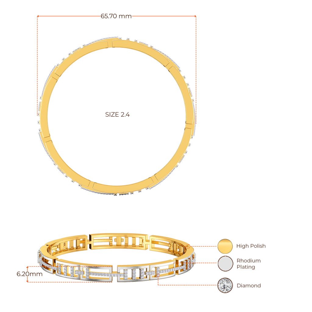Space O' Case Diamond Bangles