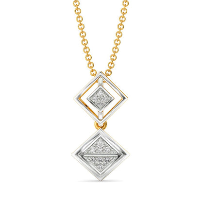 Strap Staple Diamond Pendants