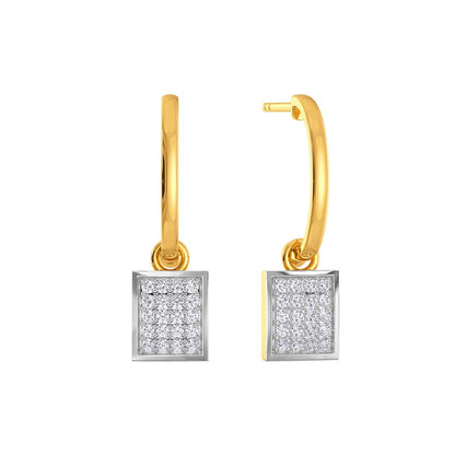 Flap Flex Diamond Earrings