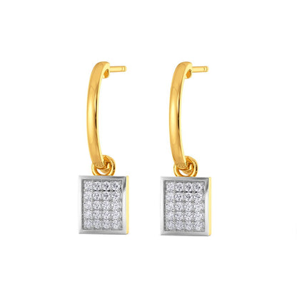 Flap Flex Diamond Earrings
