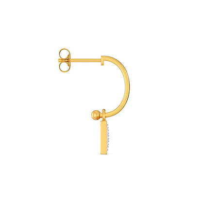 Flap Flex Diamond Earrings