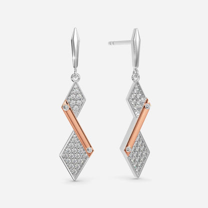 Leather Love Diamond Earrings