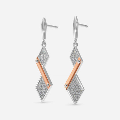 Leather Love Diamond Earrings