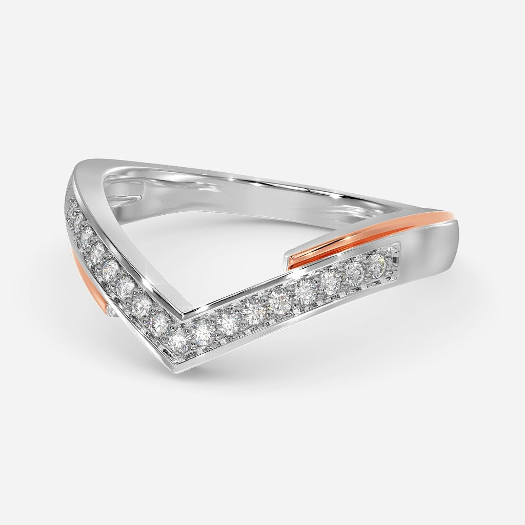 Leather Love Diamond Rings
