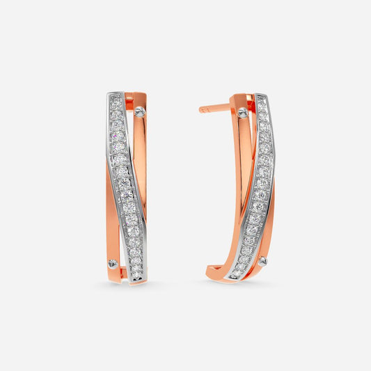 Motor Head Diamond Earrings