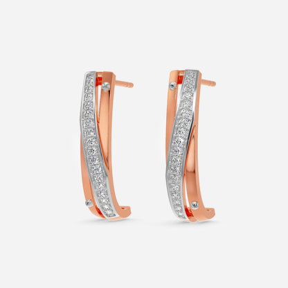 Motor Head Diamond Earrings