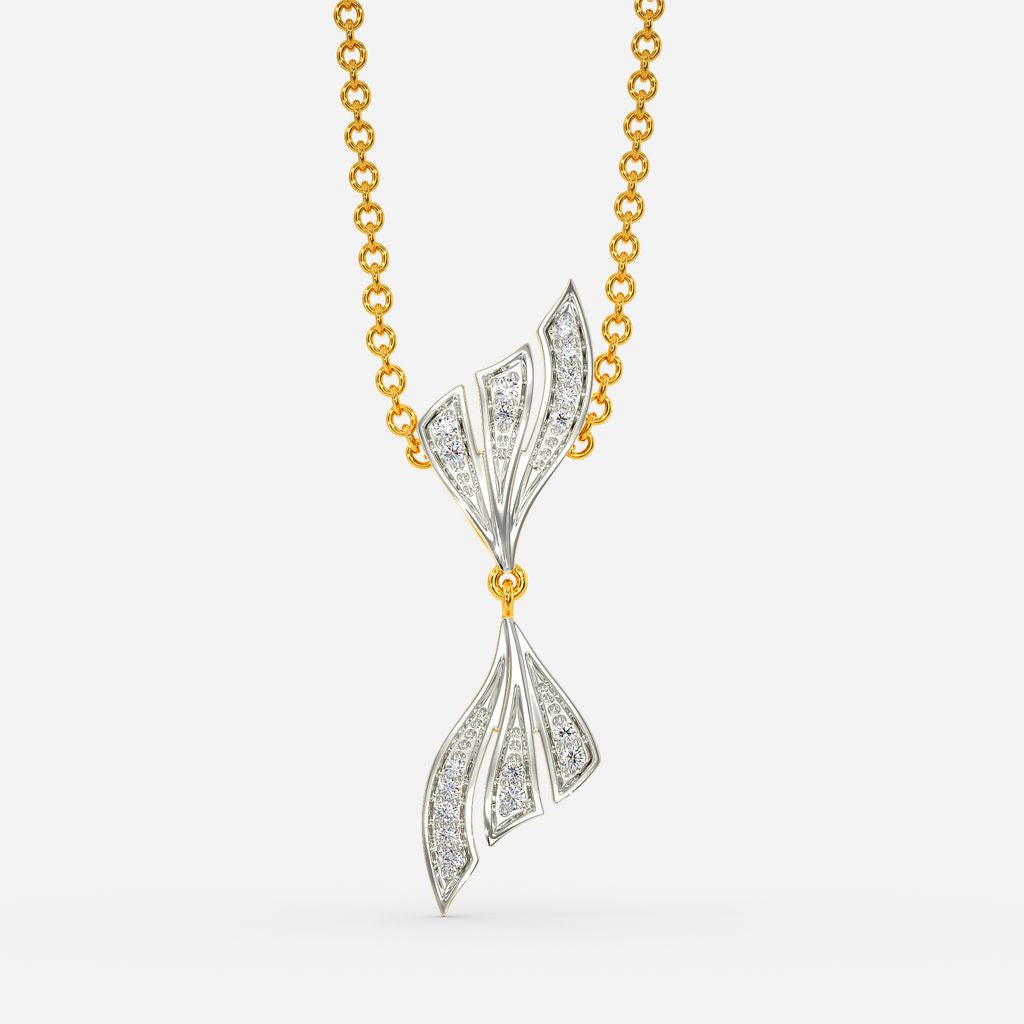 Aqua Fins Diamond Pendants