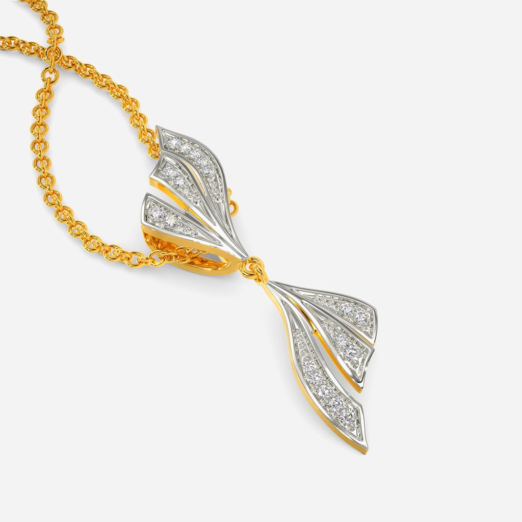 Aqua Fins Diamond Pendants