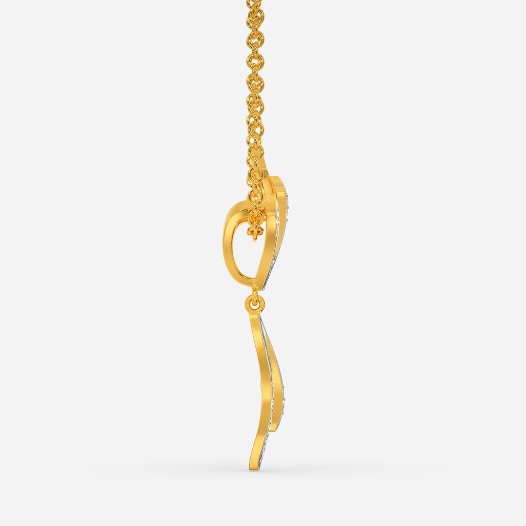 Aqua Fins Diamond Pendants