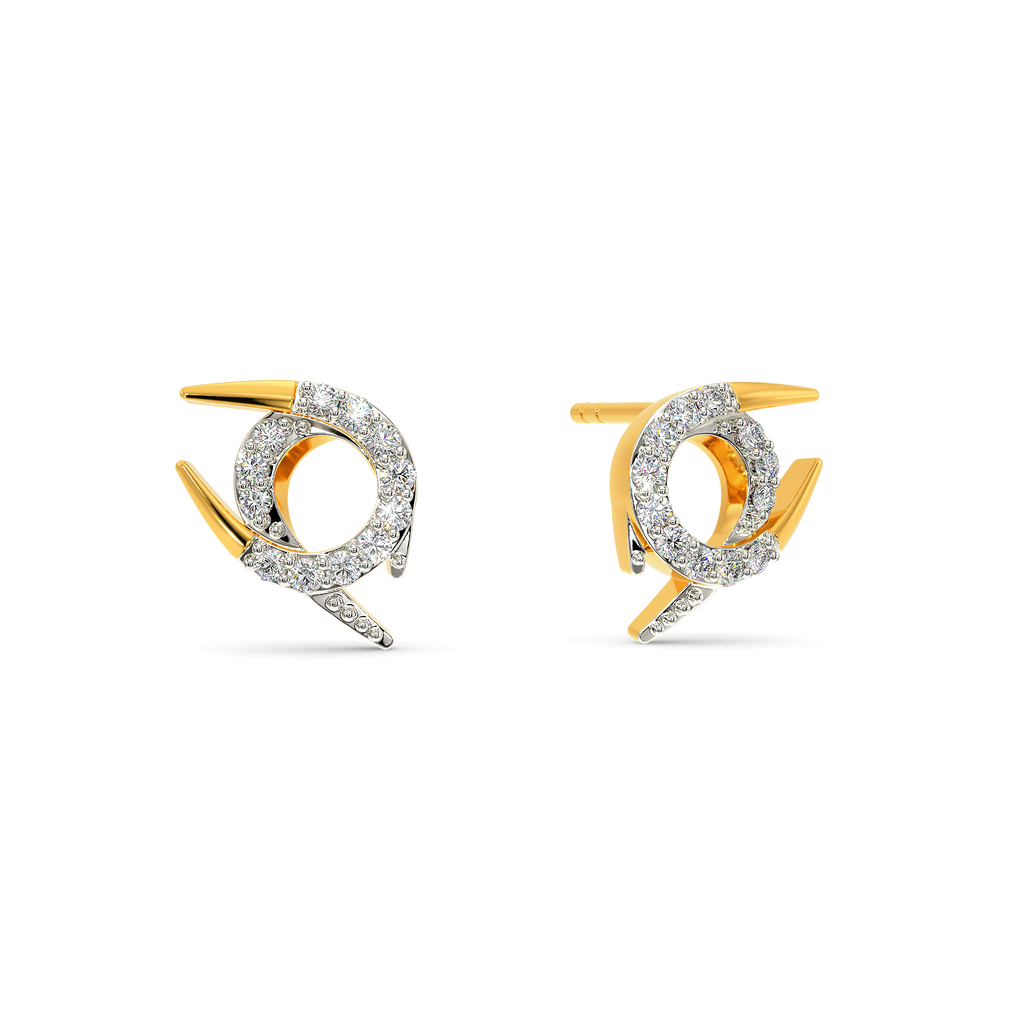 Guns N Roses Diamond Earrings