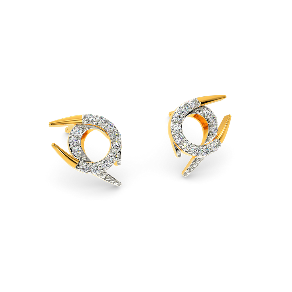 Guns N Roses Diamond Earrings