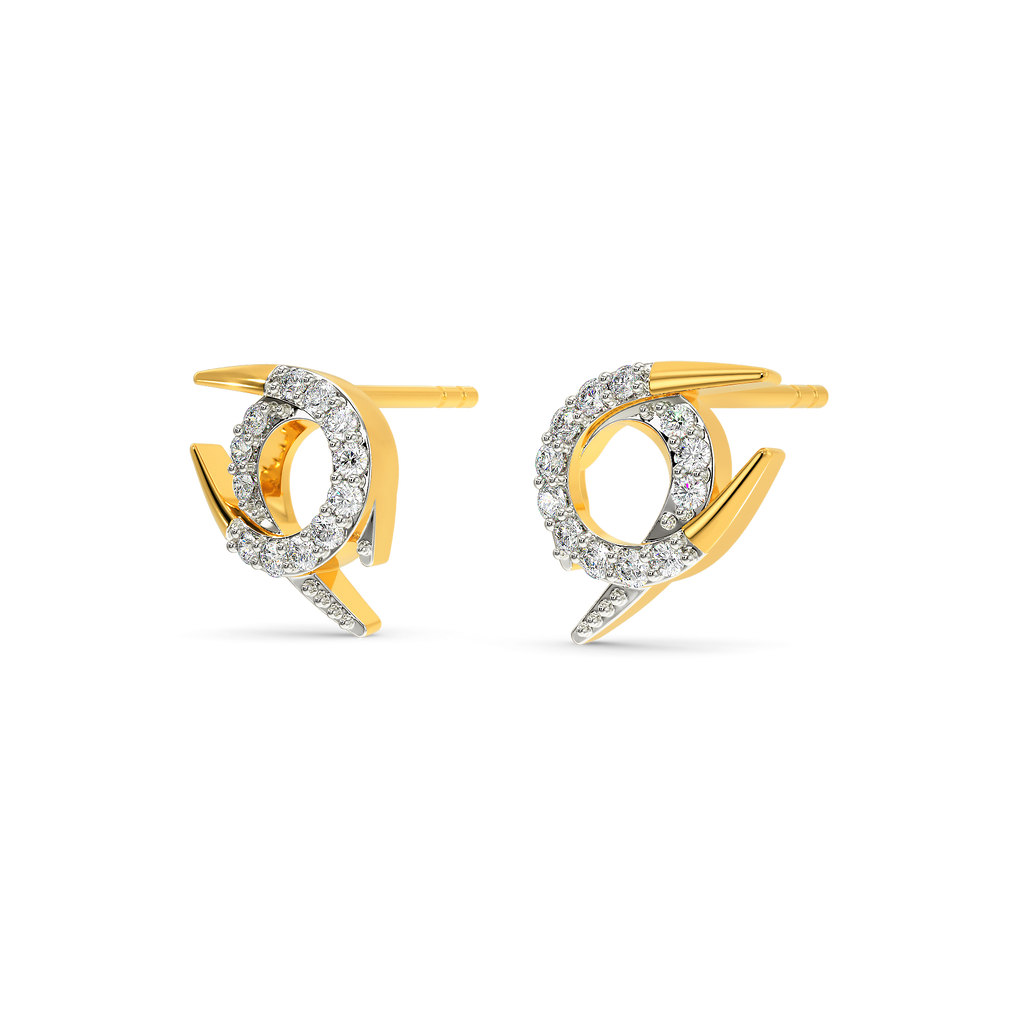 Guns N Roses Diamond Earrings