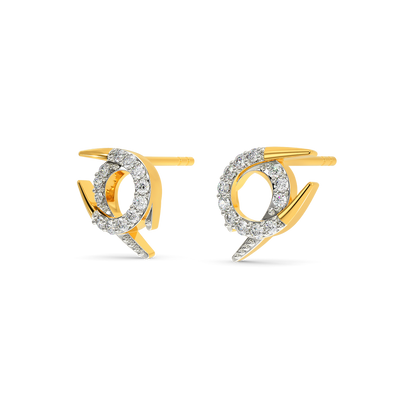 Guns N Roses Diamond Earrings