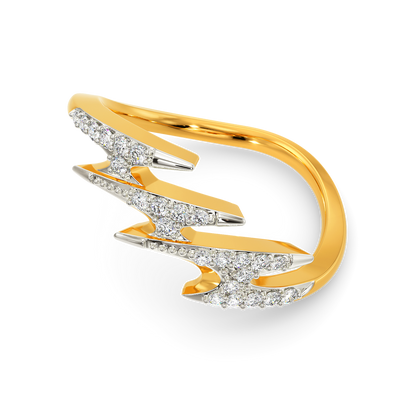 Blue Flame Diamond Rings