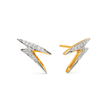 Blue Flame Diamond Earrings