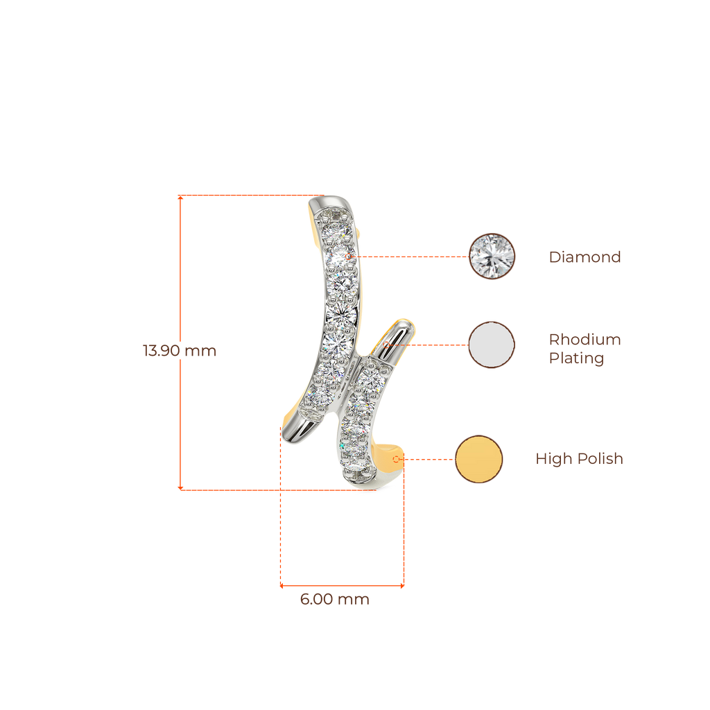 Chords Of Symphony Diamond Earrings