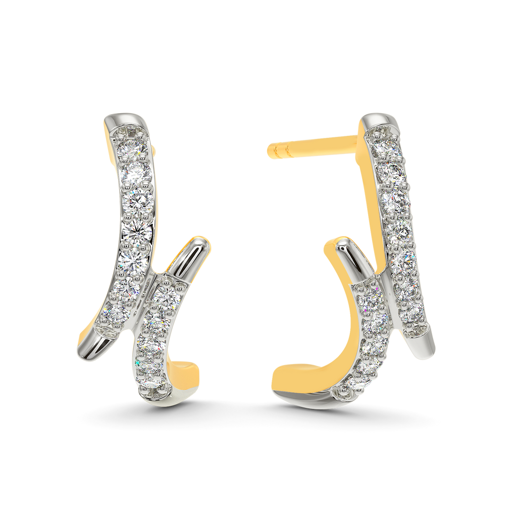 Chords Of Symphony Diamond Earrings