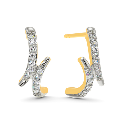 Chords Of Symphony Diamond Earrings