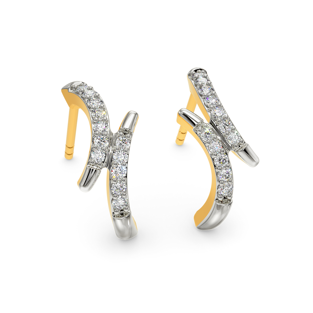 Chords Of Symphony Diamond Earrings