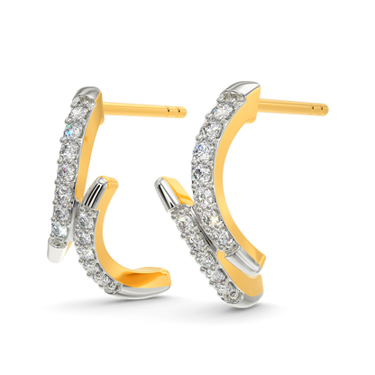 Chords Of Symphony Diamond Earrings