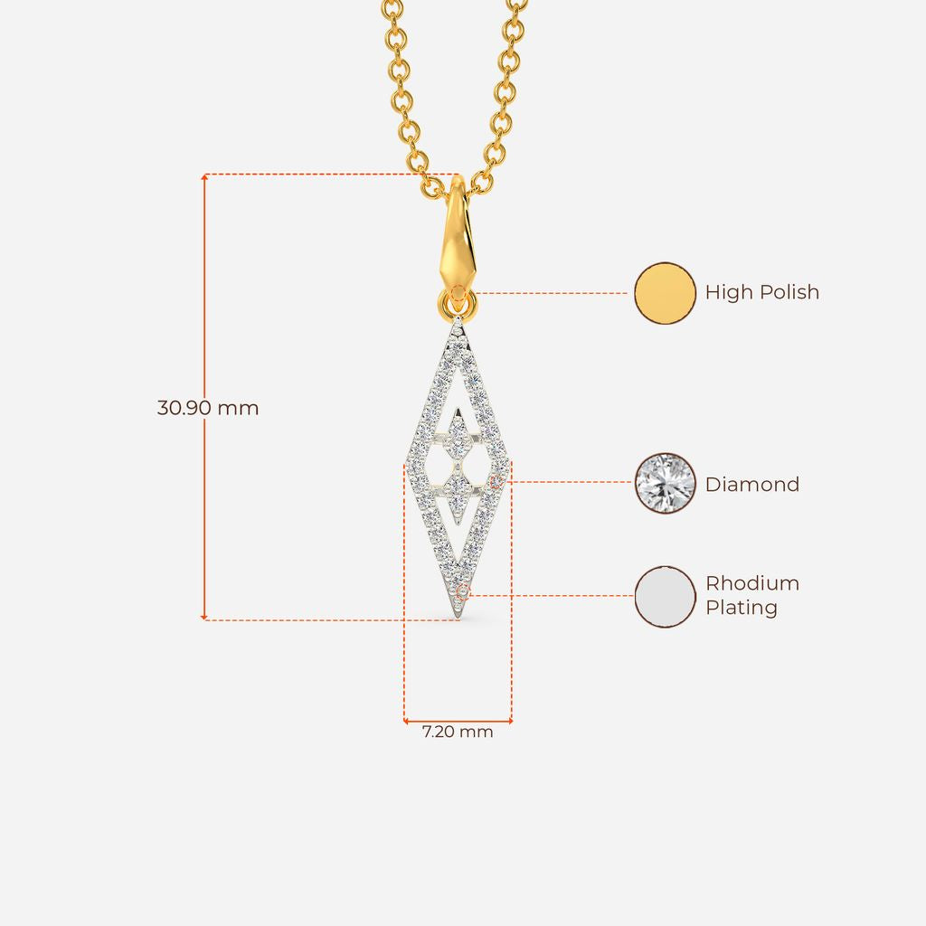 Glimmer Queen Diamond Pendants