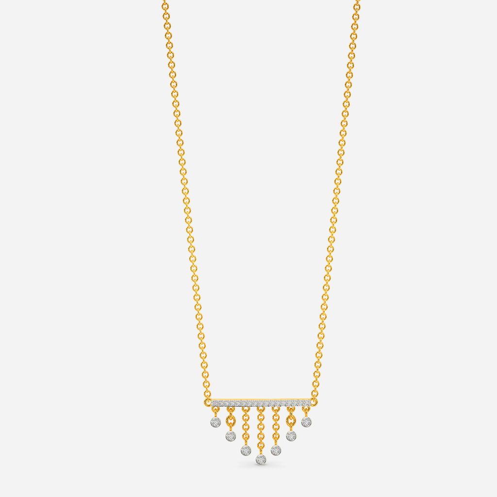 Playful Fringe Diamond Necklaces