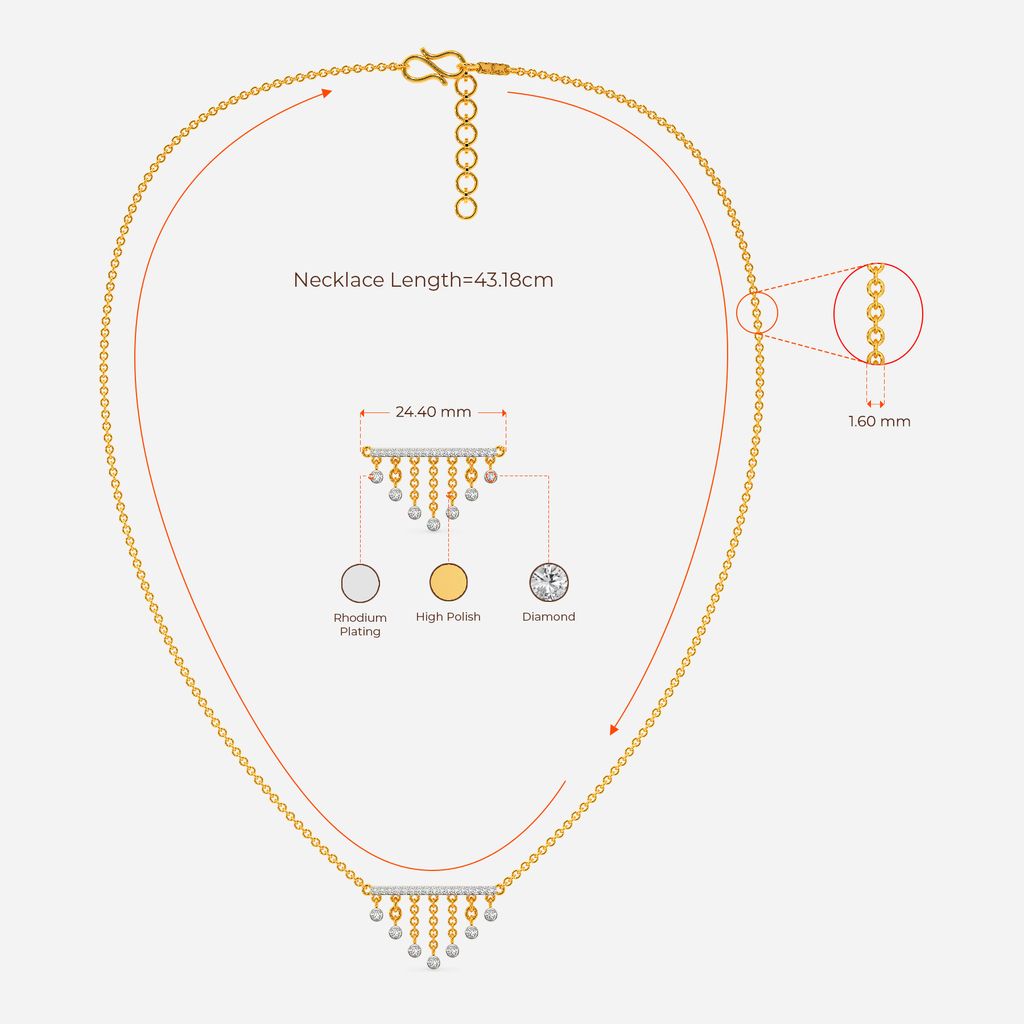 Playful Fringe Diamond Necklaces
