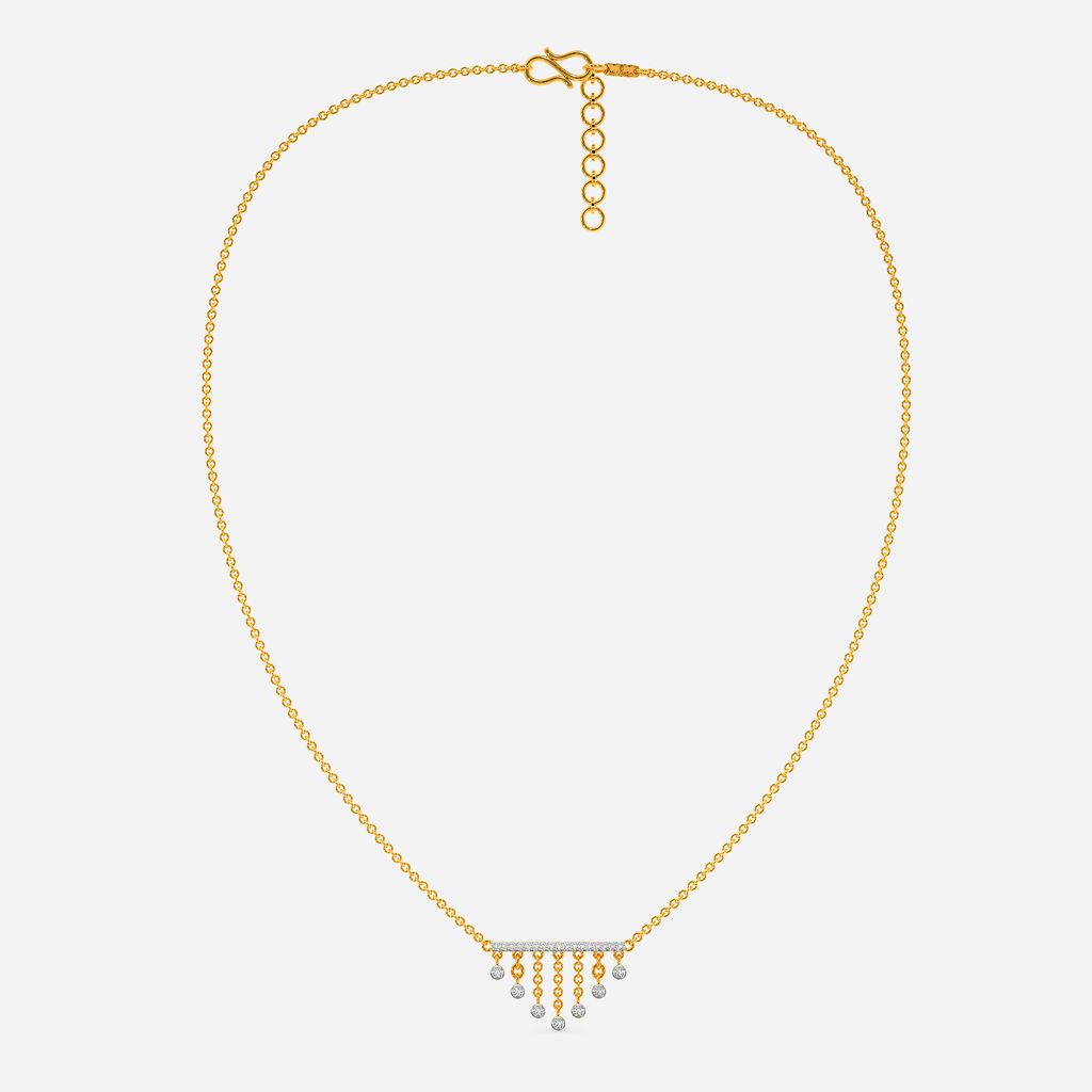 Playful Fringe Diamond Necklaces