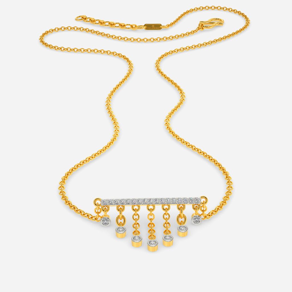 Playful Fringe Diamond Necklaces