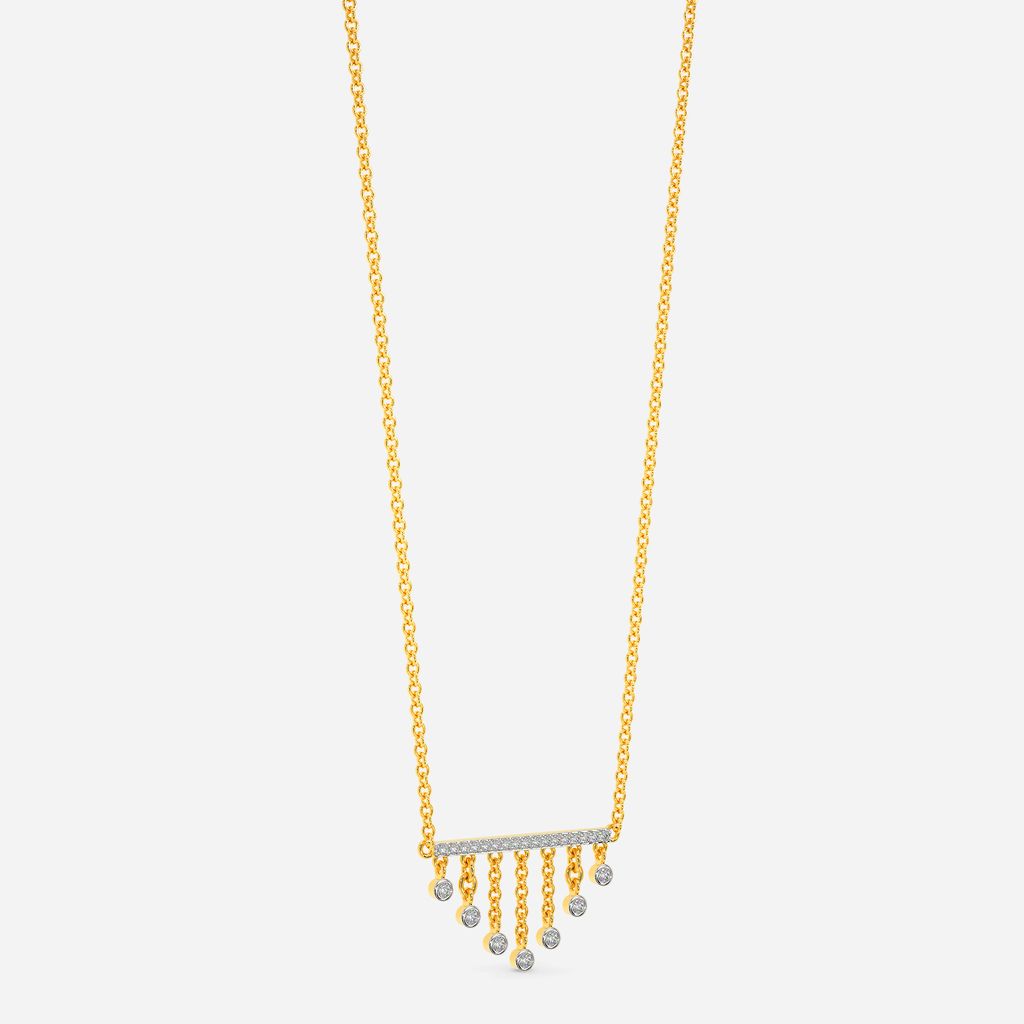 Playful Fringe Diamond Necklaces
