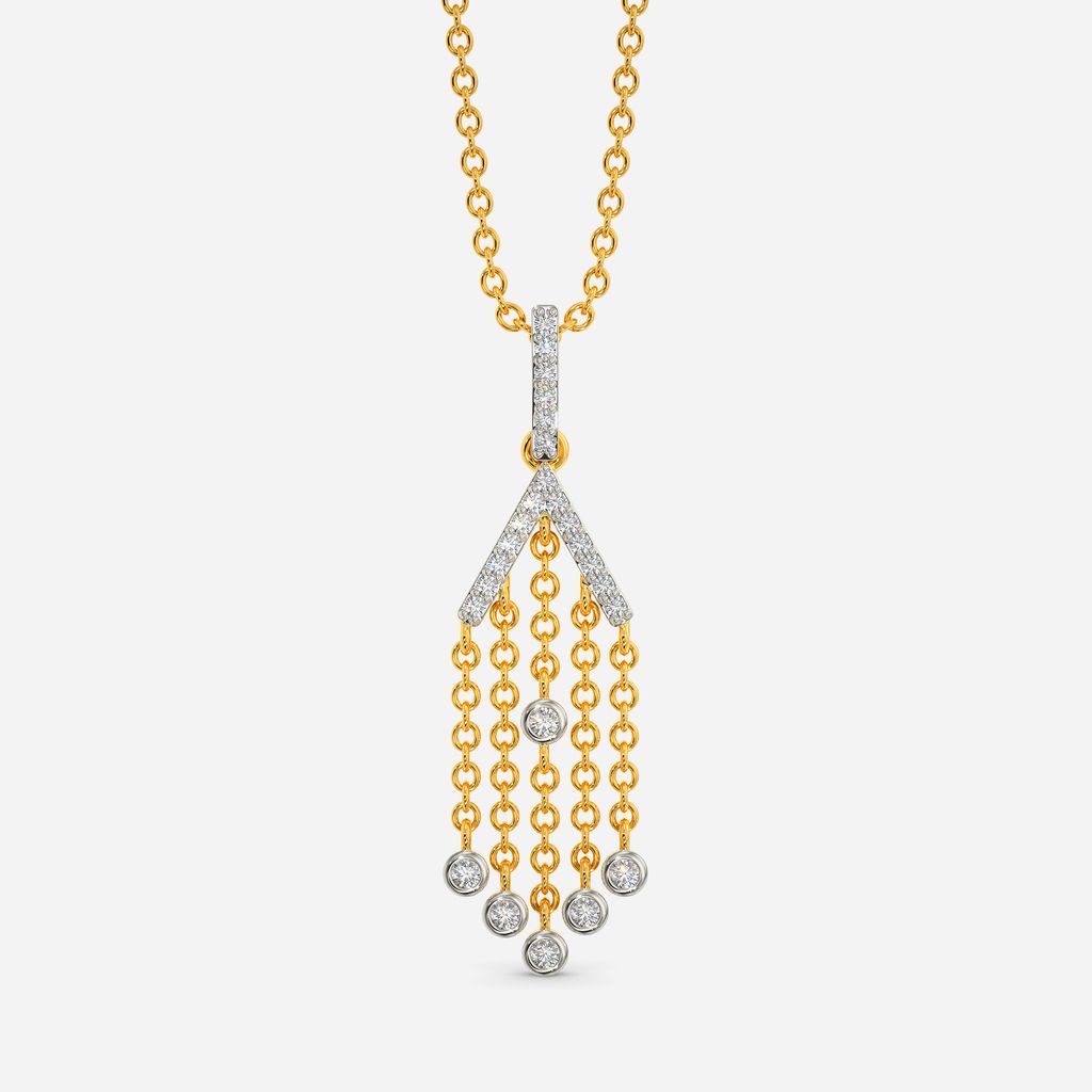Whimsy Fringe Diamond Pendants
