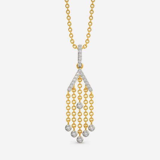 Whimsy Fringe Diamond Pendants