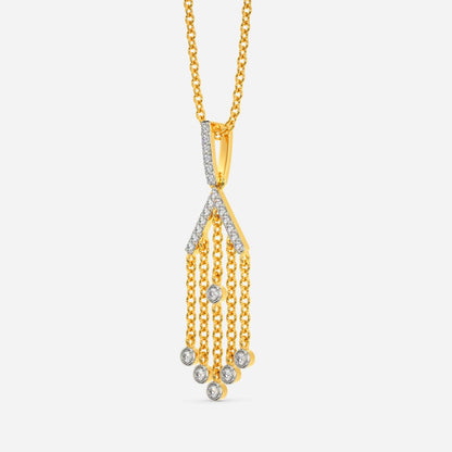 Whimsy Fringe Diamond Pendants