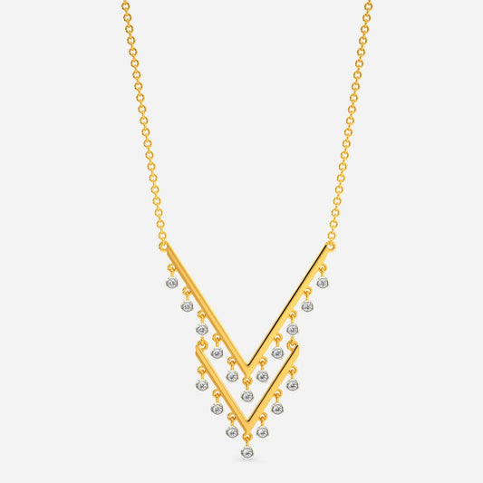 Feel the Whimsy Fringe Diamond Necklaces
