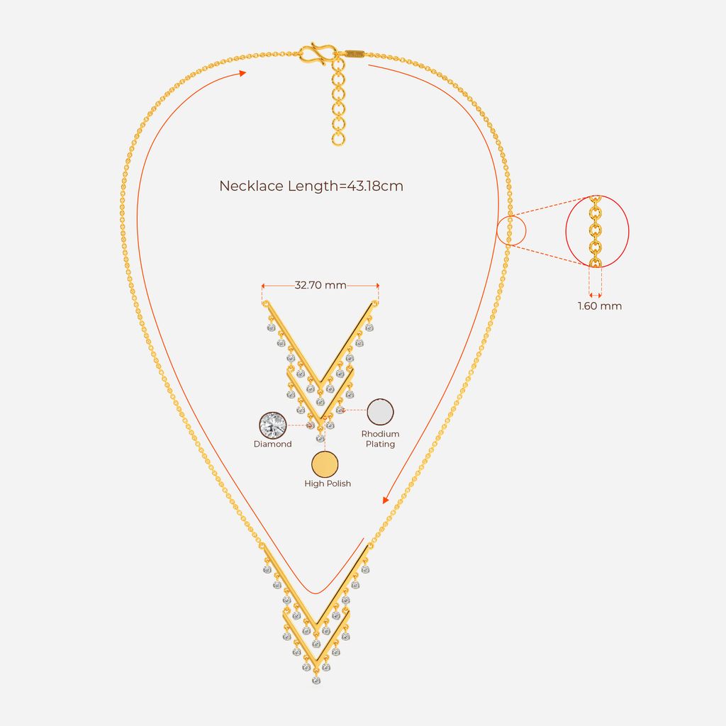 Feel the Whimsy Fringe Diamond Necklaces