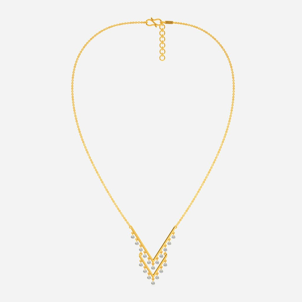 Feel the Whimsy Fringe Diamond Necklaces