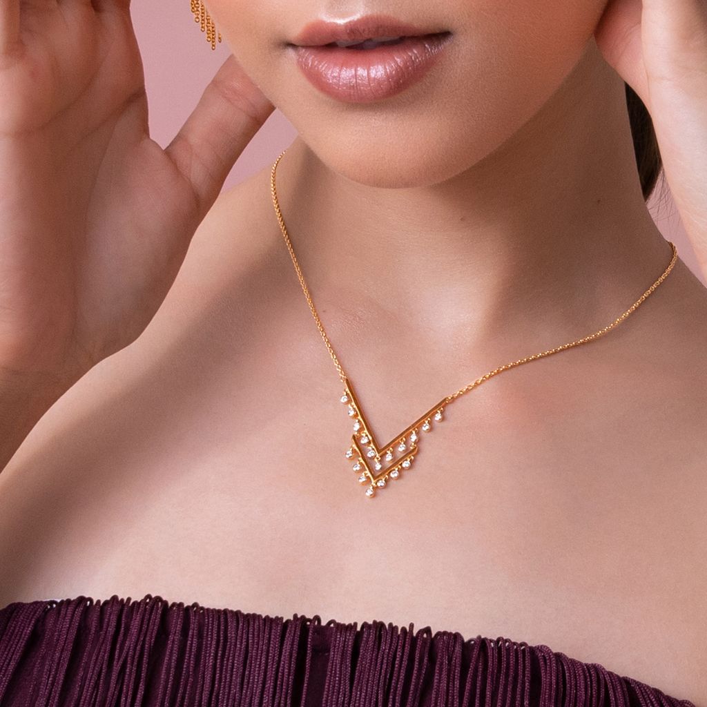 Feel the Whimsy Fringe Diamond Necklaces