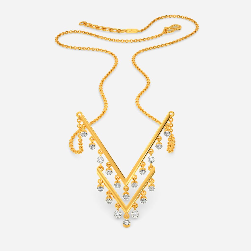 Feel the Whimsy Fringe Diamond Necklaces