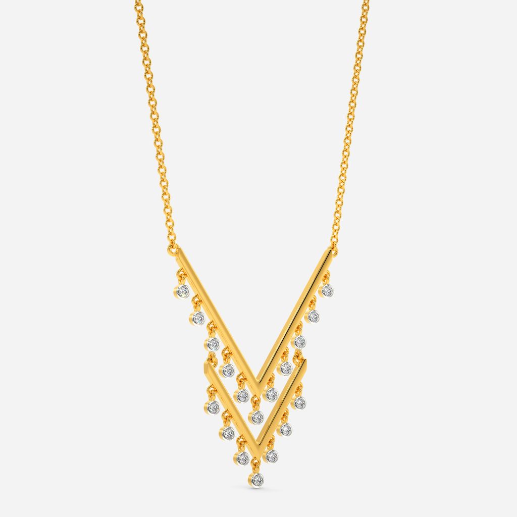 Feel the Whimsy Fringe Diamond Necklaces